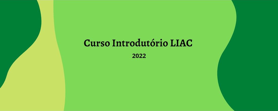 MESA REDONDA: Curso Introdutório LIAC 2022