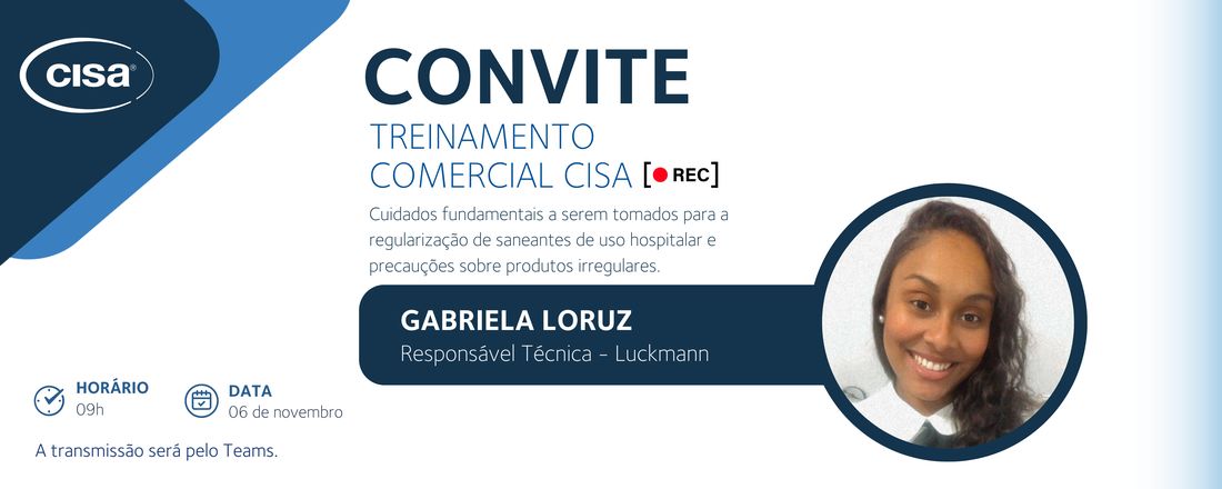 Treinamento Comercial - Recomendações para Regularização de Saneantes Hospitalares e Precauções contra Produtos Irregulares.