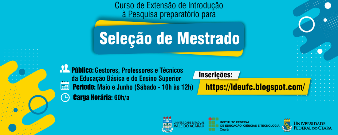 [AULA 9 IPPG] A construção do projeto de pesquisa: como delinear um processo investigativo na pós-graduação?