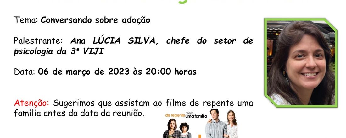 Reunião GAA Ana Gonzaga on line março 2023