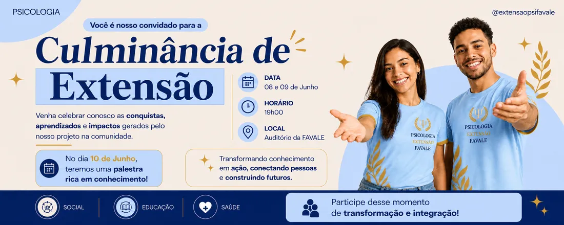 Culminância Extensão Psicologia