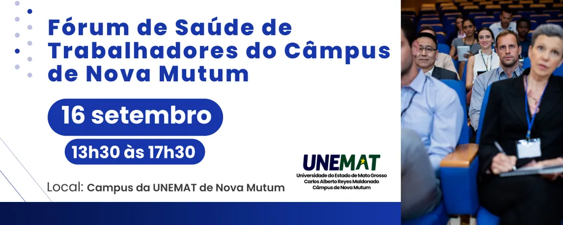 Fórum de Saúde de Trabalhadores do Campus da UNEMAT de Nova Mutum