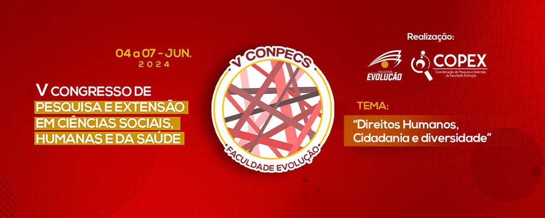 V Congresso de Pesquisa e Extensão em Ciências Sociais, Humanas e da Saúde - V CONPECS