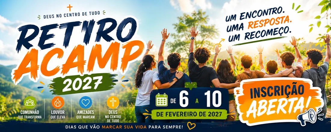RETIRO JEP - CAMP JOAO CAMARA - 2027