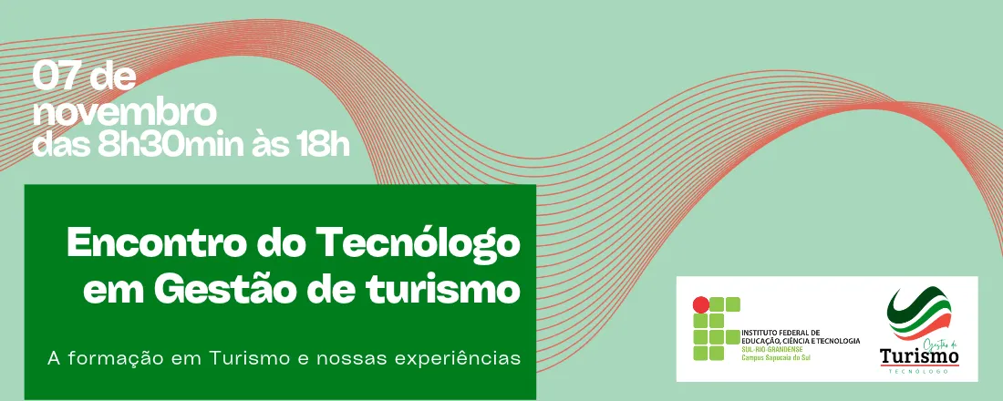 Capa de Encontro do Tecnólogo em Gestão de Turismo