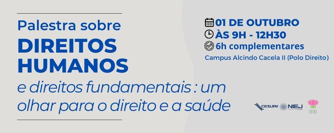 Direitos humanos e direitos fundamentais: Um olhar para o direito e a saúde