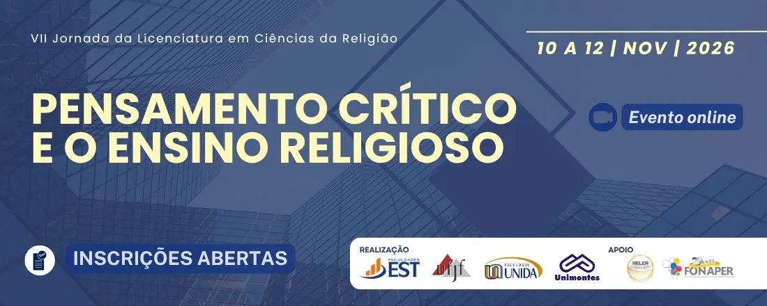 VII Jornada da Licenciatura em Ciências da Religião