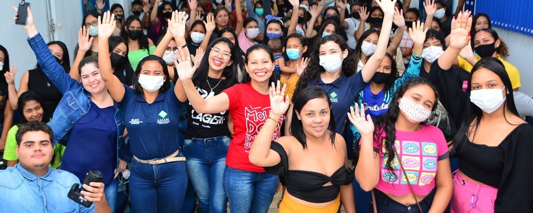 Encontro com criadores de conteúdo no Marajó