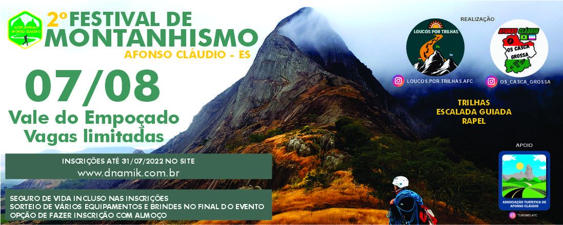 2º  FESTIVAL DE MONTANHISMO