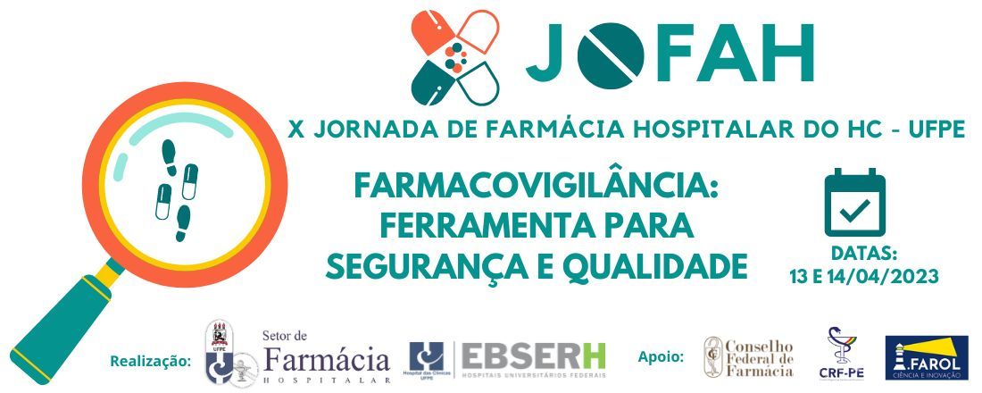 X Jornada de Farmácia Hospitalar do Hospital das Clínicas da UFPE