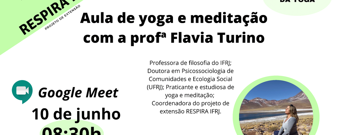 Aula de Yoga e Meditação - Projeto Respira IFRJ