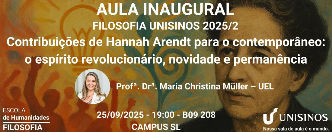 Aula Inaugural PPG Filosofia