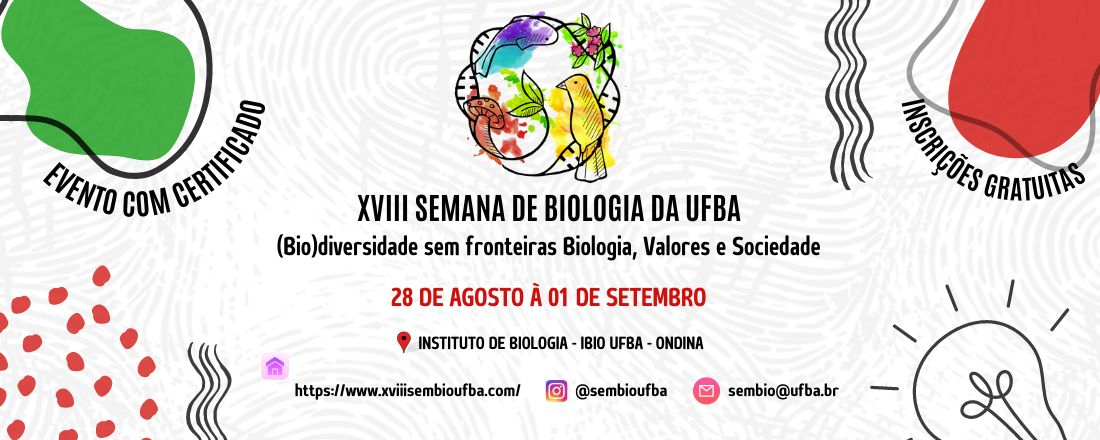 Minicursos da XVIII SEMBIO UFBA