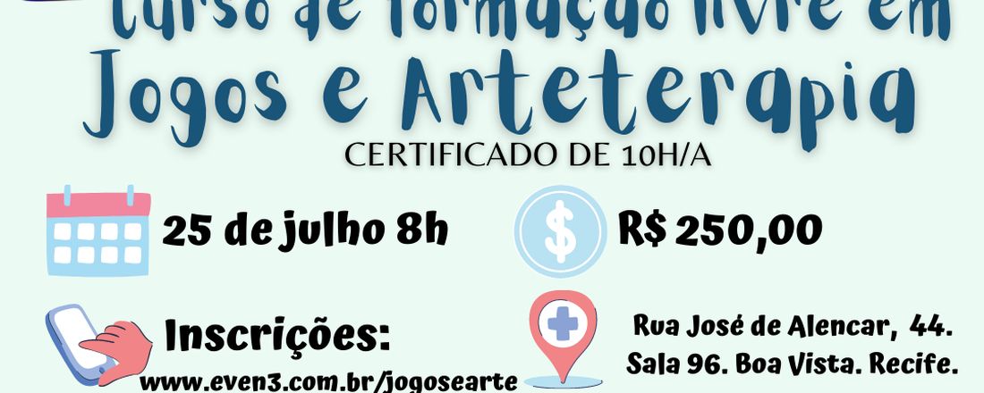 Curso de formação livre em Jogos e Arteterapia