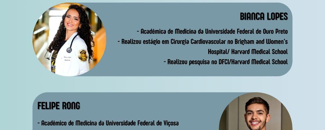 Palestra: “COMO CONSEGUIR SEU ESTÁGIO MÉDICO NOS EUA”