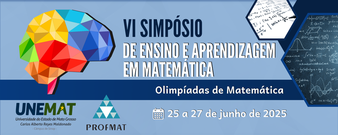 VI SIMPÓSIO DE ENSINO E APRENDIZAGEM EM MATEMÁTICA