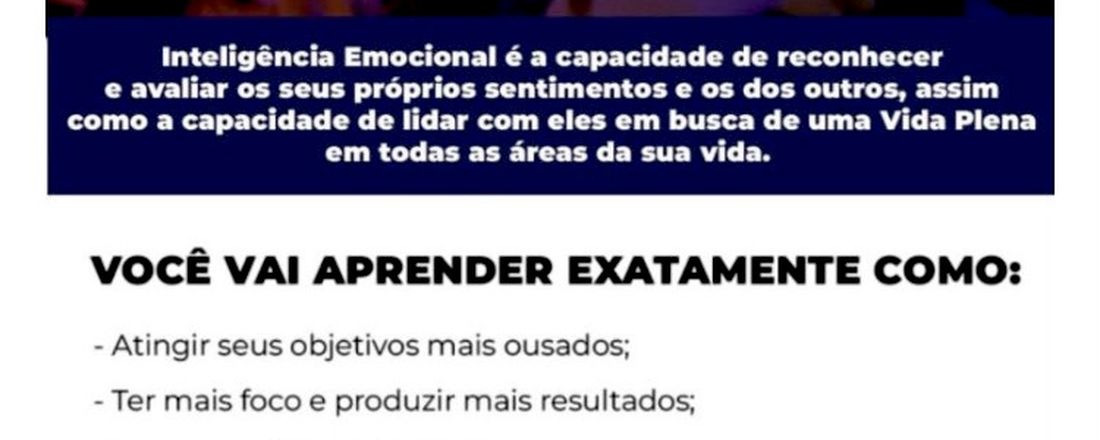 Palestra Inteligência emocional e emagrecimento