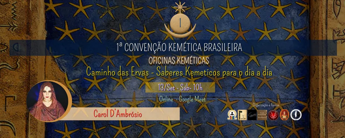 Workshop Caminho das Ervas - Saberes Kemeticos para o dia a dia