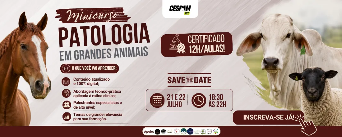 Minicurso de Patologia em Grandes Animais