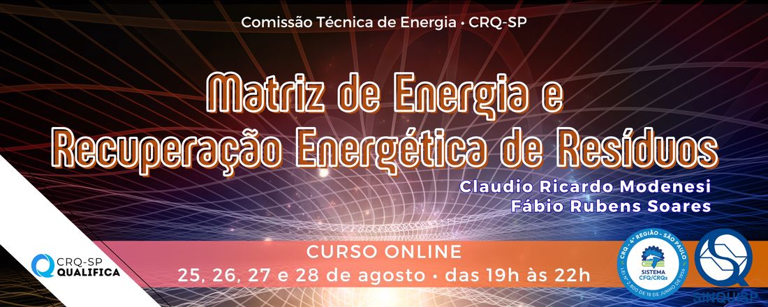 Curso Matriz de Energia e Recuperação Energética de Resíduos