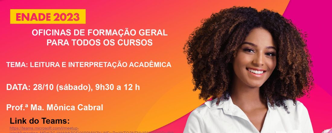 Oficina de leitura e interpretação acadêmica