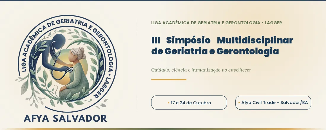 III Simpósio Multidisciplinar de Geriatria e Gerontologia