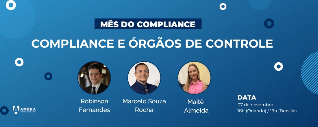Palestra "Compliance e órgãos de controle"