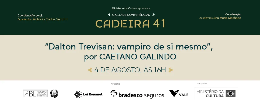 Dalton Trevisan: vampiro de si mesmo