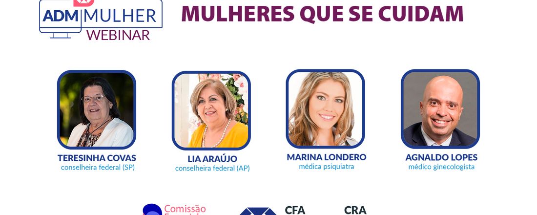 Mulheres que se cuidam - Webinar ADM