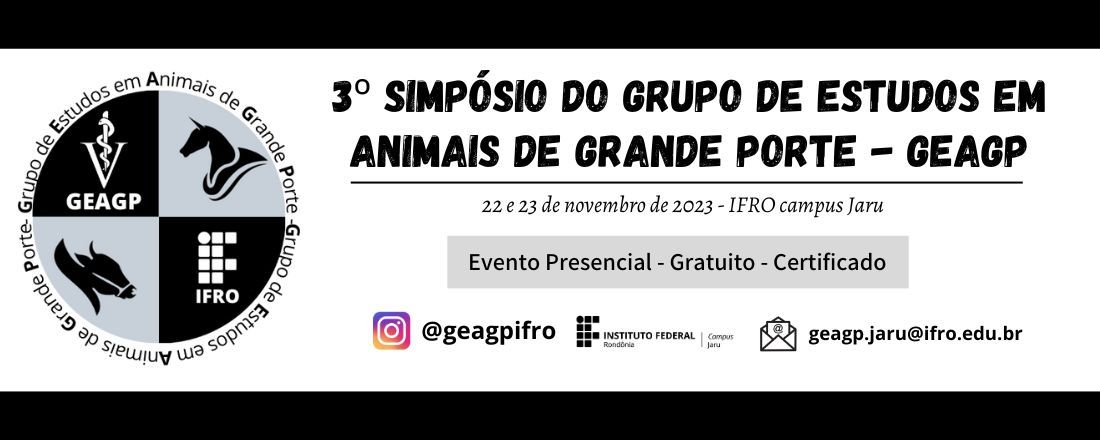 3º Simpósio do Grupo de Estudos em Animais de Grande Porte