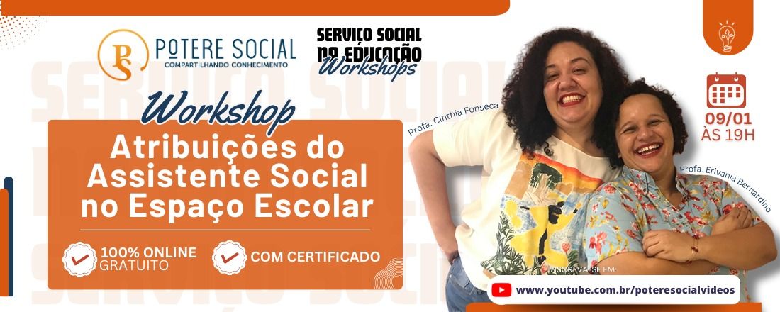 Workshop Atribuições do Assistente Social no Espaço Escolar