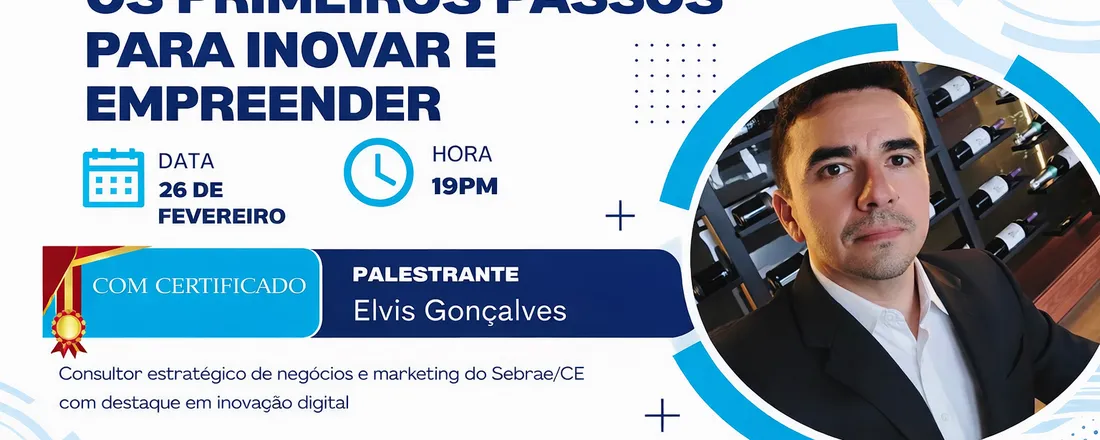 Palestra Online: Os Primeiros Passos Para Inovar e Empreender