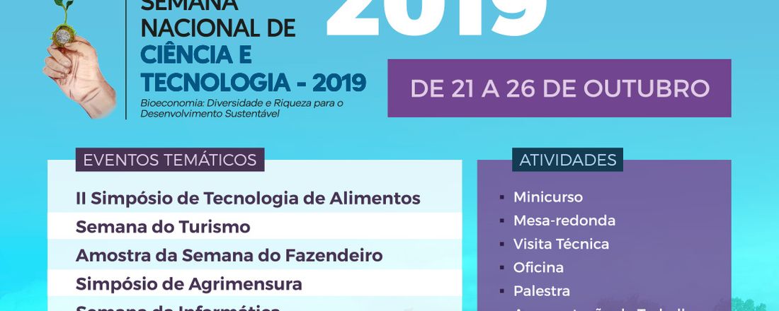 III SEMANA NACIONAL DE CIÊNCIA E TECNOLOGIA URUÇUCA