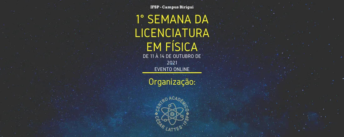1° Semana da Licenciatura em Física
