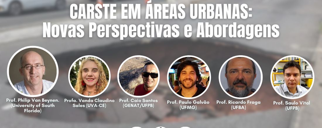 Workshop- Carste em áreas urbanas: novas perspectivas e abordagens