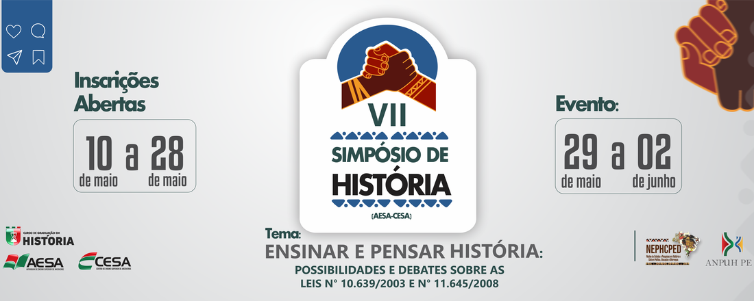 VII Simpósio de História AESA-CESA