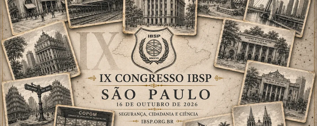 IX CONGRESSO IBSP SÃO PAULO - 2026 "SEGURANÇA, CIDADANIA E CIÊNCIA"