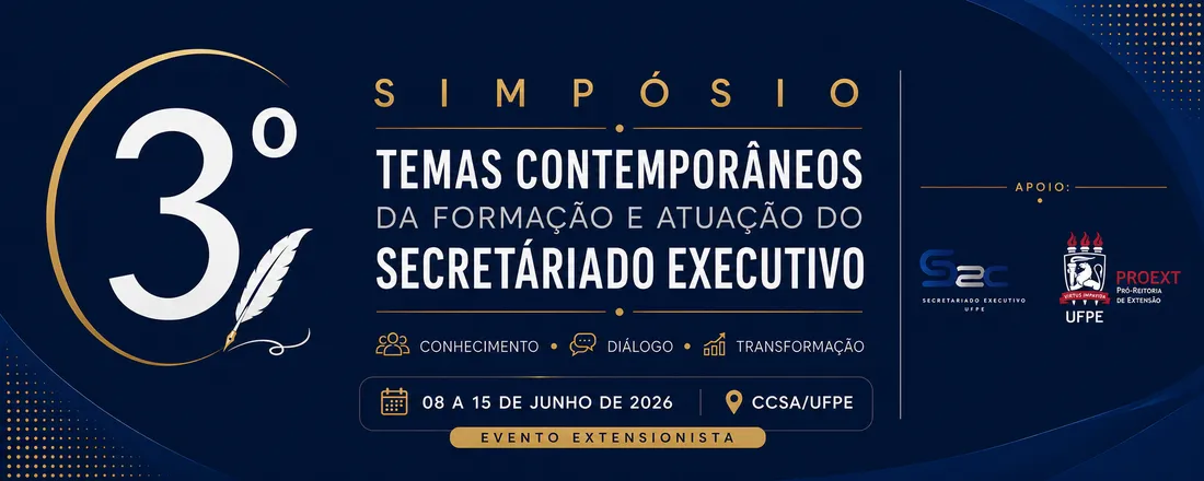 3º Simpósio: Temas Contemporâneos da Formação e Atuação do Secretário Executivo