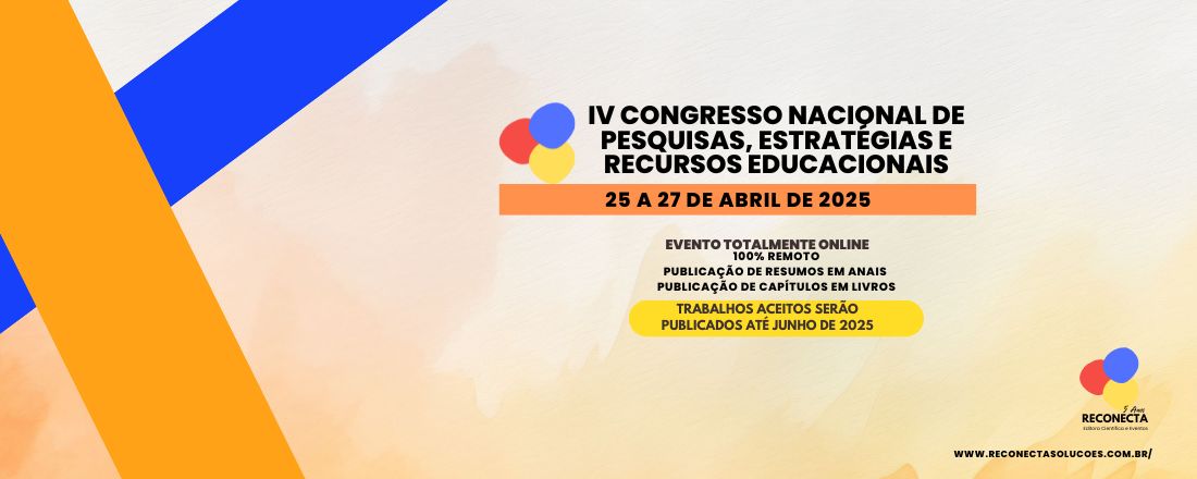 IV Congresso Nacional de Pesquisas, Estratégias e Recursos Educacionais