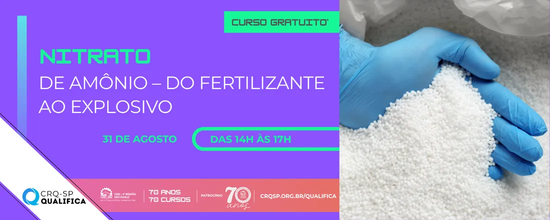 Curso Nitrato de Amônio: Do Fertilizante ao Explosivo
