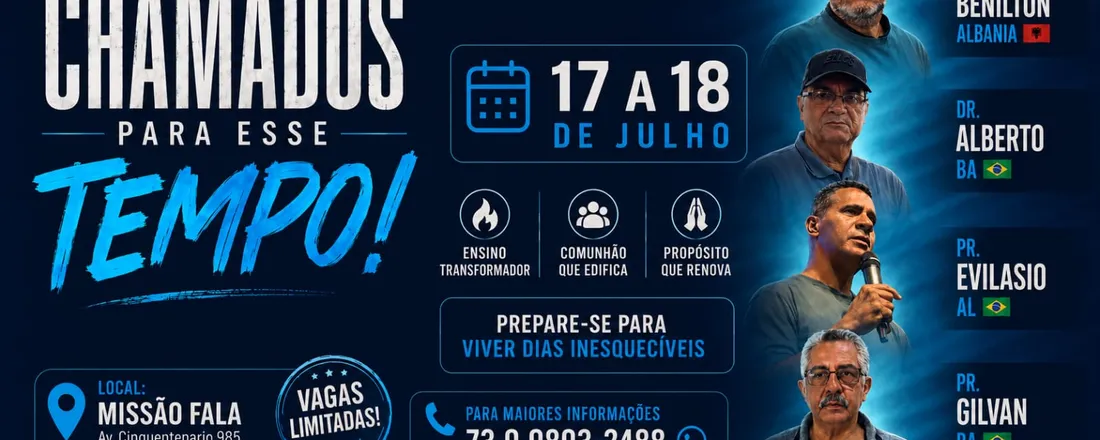 Chamados para esse tempo
