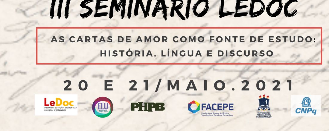 As cartas de amor como fonte de estudo: história, língua e discurso