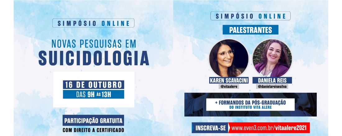 Seminário Novas pesquisas em Suicidologia