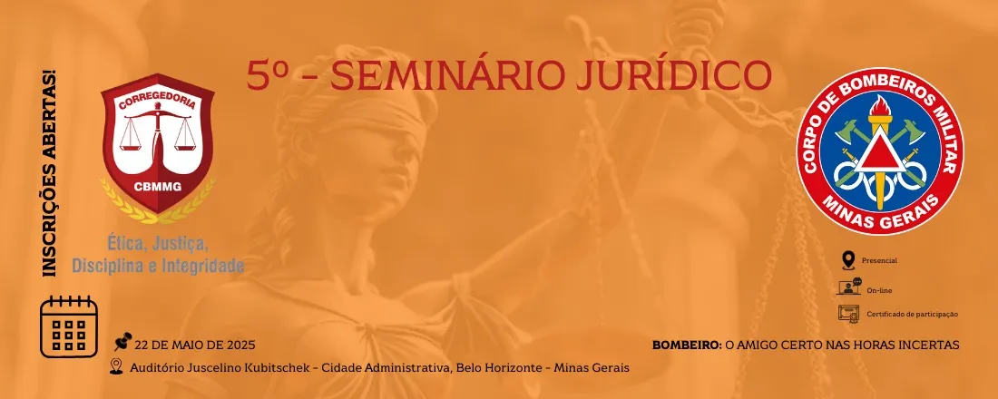 Seminário Jurídico Corregedoria CBMMG