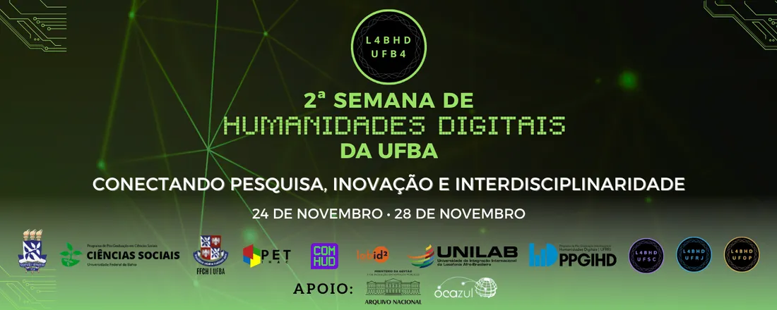 2ª Semana de Humanidade Digitais da UFBA