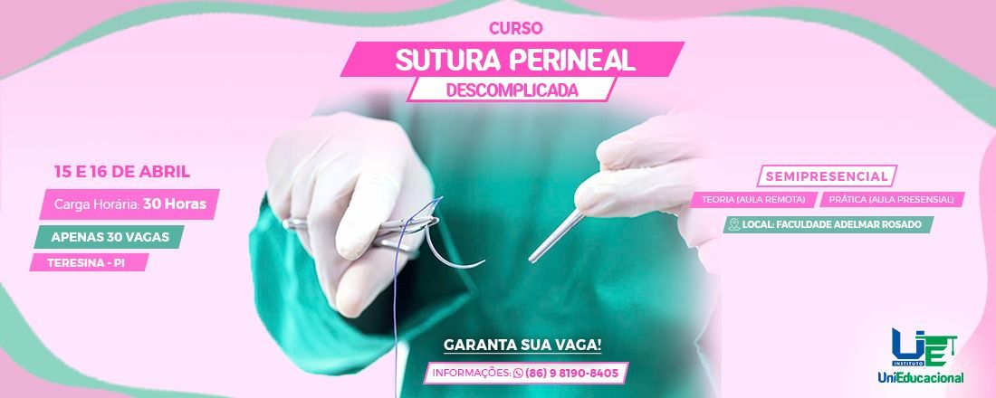 CURSO DE SUTURA PERINEAL DESCOMPLICADA