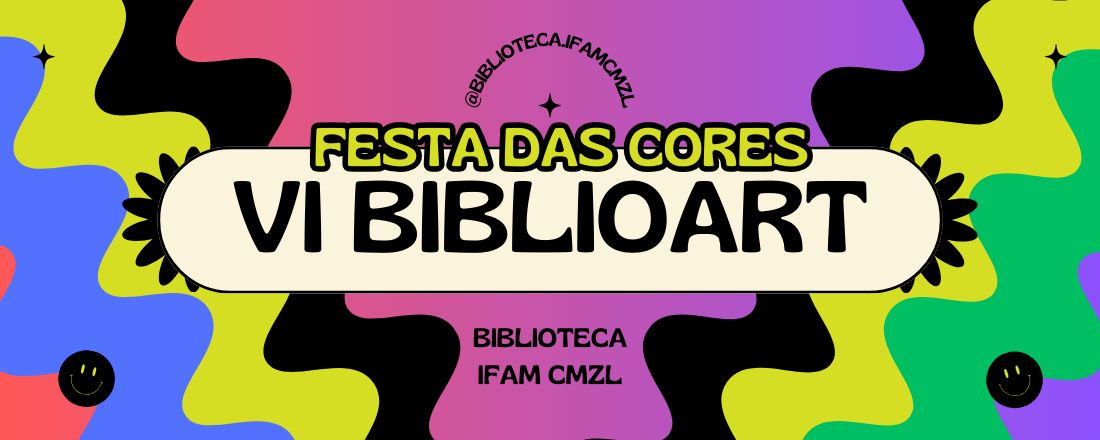 VI Biblioart: festa das cores