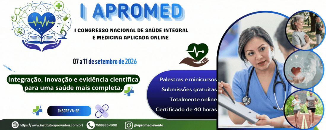 I Congresso Nacional de Saúde Integral e Medicina Aplicada Online (I APROMED)