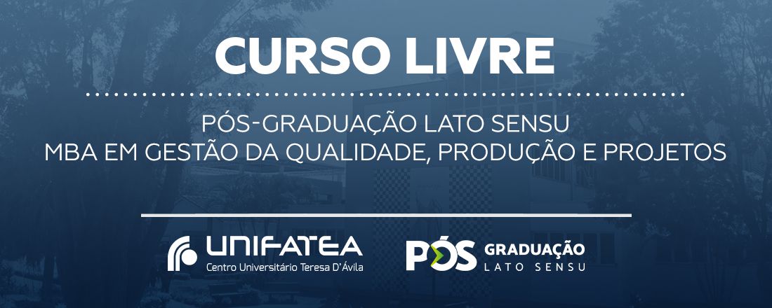 Curso Livre - Pós Graduação UNIFATEA