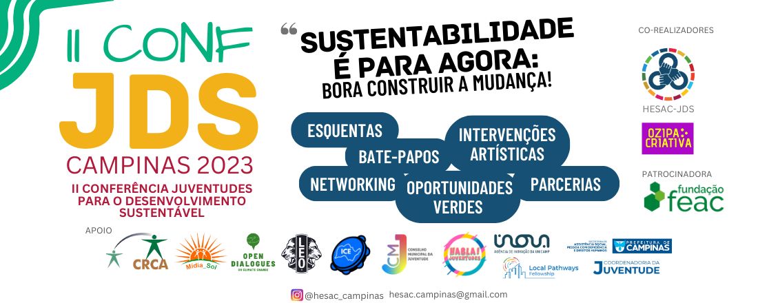 II Conferência Juventudes para o Desenvolvimento Sustentável 2023